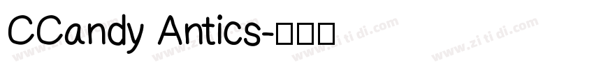 CCandy Antics字体转换